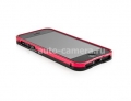 Алюминиевый бампер и комплект защитных пленок для iPhone 5 / 5S Capdase Alumor Bumper Duoframe, цвет mahogany / black (MBIH5-00H1)