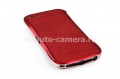 Кожаная наклейка на заднюю крышку iPhone 5 / 5S Draco Voque Leather Skin, цвет красный (DRPIP50-LRD)