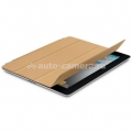 Оригинальный кожаный чехол для iPad 3 и iPad 4 Apple Smart Cover Leather, цвет tan (MD302ZM/A)