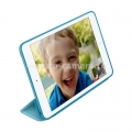 Оригинальный кожаный чехол для iPad mini / iPad mini 2 (retina) Apple Smart Case, цвет blue (ME709LL/A)