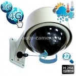 Камера наблюдения 3G-4G LTE Поворотная 27-x ZOOM купольная IP камера «Точка зрения КРУГОЗОР»