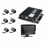 Автомобильный видеорегистратор Комплект видеонаблюдения для автошколы NSCAR 602